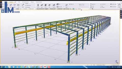 [TEKLA]-DỰ ÁN HỌC VIÊN ĐỒ ÁN THÉP 2