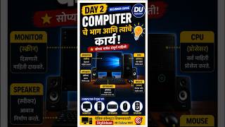 Computer चे भाग आणि त्यांचे कार्य 💻 | Basic Computer Course Marathi | Day 2