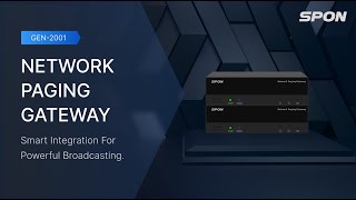 Network Paging Gateway IP Audio PA System for School, Factory, Offices