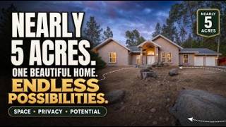 Information Great Coarsegold location on nearly 5 usable acres! 🌲 Guide
