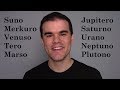 The Solar System in Esperanto (La Planedoj)