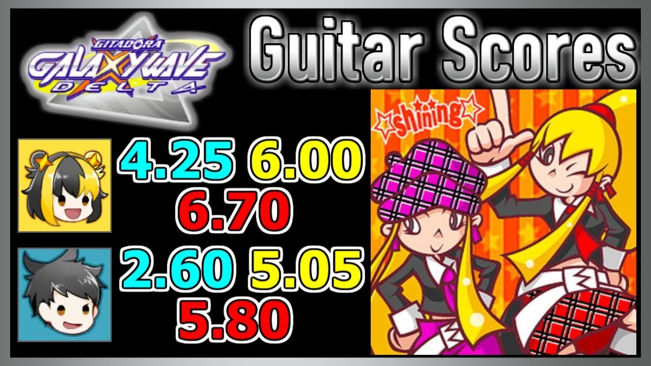 GITADORA GuitarFreaks] ☆shining☆(GF&dm style) - Guitar & Bass
