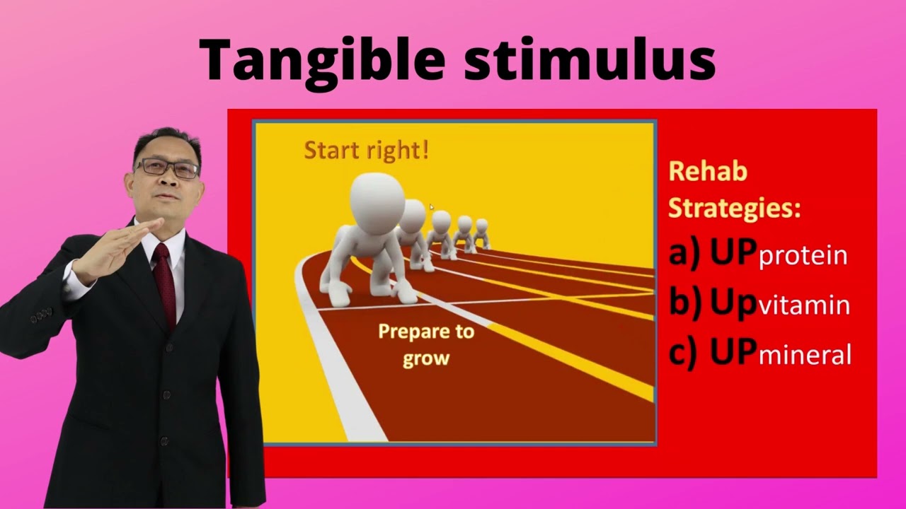How to apply the tangible stimulus during persuasive presentation