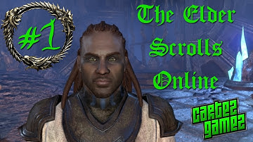 The Elder Scrolls Online Beta Gameplay - Part 1 (Daggerfall Covenant, Redguard, Character Creation)