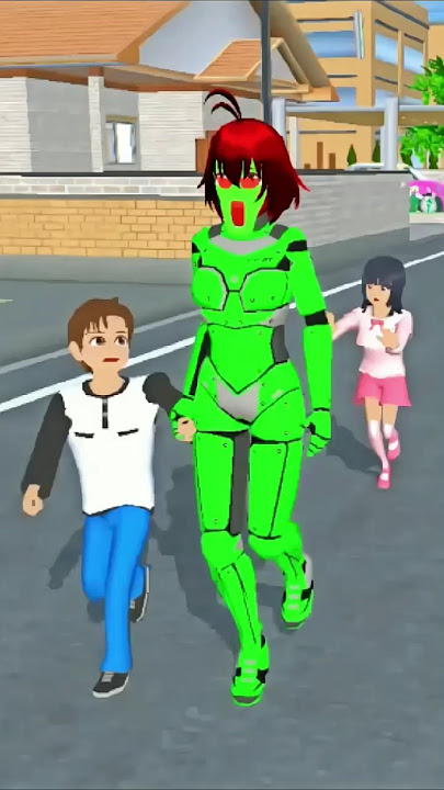 yutu arrasted by mama 😂😂😂 #sakuraschoolsimulator #animation #funny #memes #sakura #樱校韩冰晶 #anime