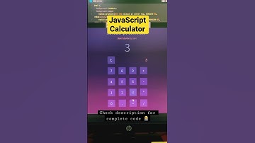 Calculator | CSS JavaScript #css #htmlcss #javascript #shorts