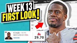 DraftKings NFL Week 13 First Look: Top DFS Picks