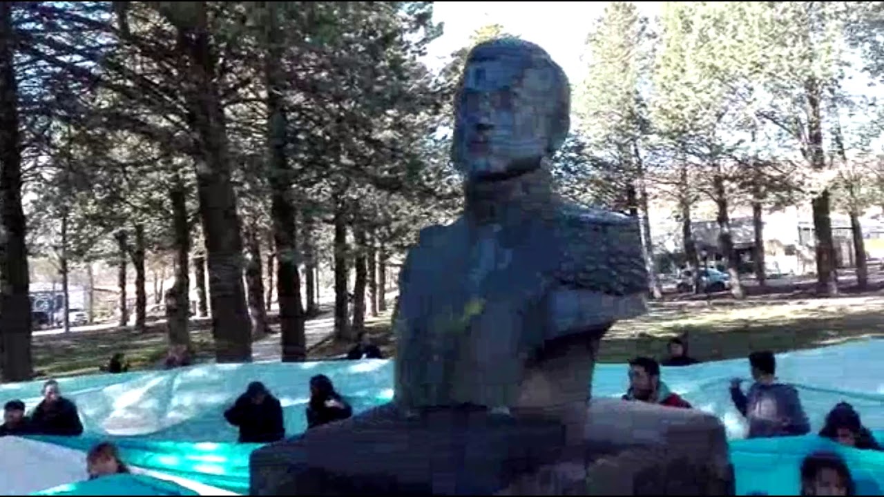 Andacollo desplegó su imponente bandera de 345 metros, la más larga del norte