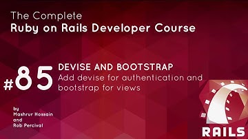 Ruby on Rails - Devise, Bootstrap, Authentication and Views 21