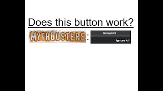 Does this button work? Roblox Myth busted screenshot 2