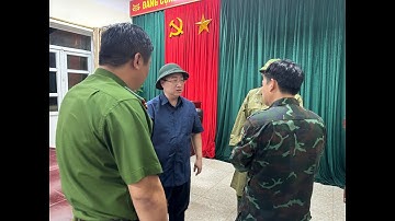 Phó Bí thư Tỉnh ủy Đặng Xuân Phương kiểm tra công tác khắc phục hậu quả sau bão tại TX Quảng Yên