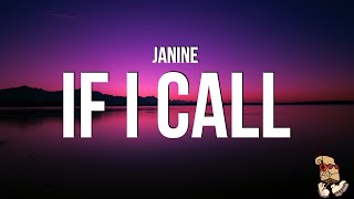 Janine - If I Call (Lyrics)