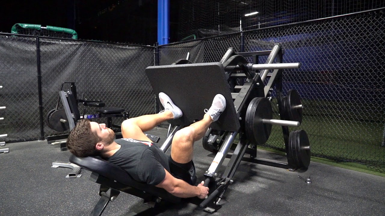 Duck Leg Press hockey training drills