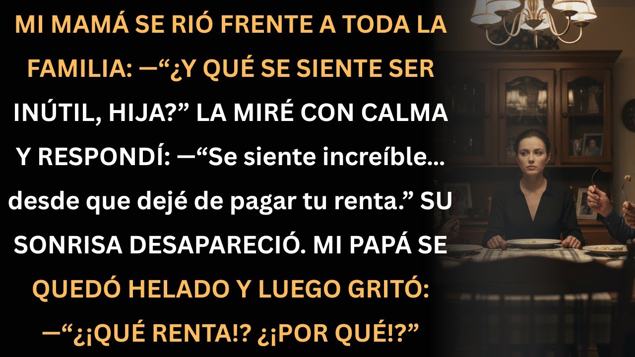 Le dejé de pagar la renta a mi mamá y toda la familia se quedó en shock.