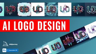 AI for LOGO Design ( MidJourney and photoshop AI)