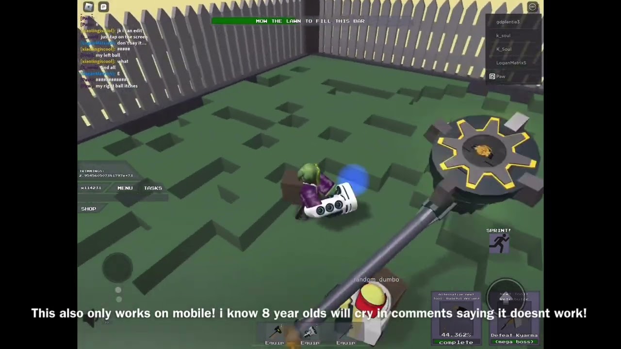 mml2 glitch for trimmings!