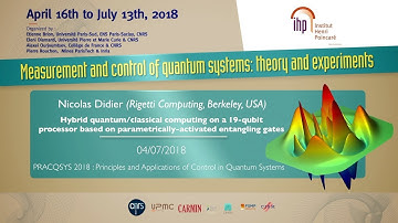 Hybrid quantum/classical computing on a 19-qubit processor...