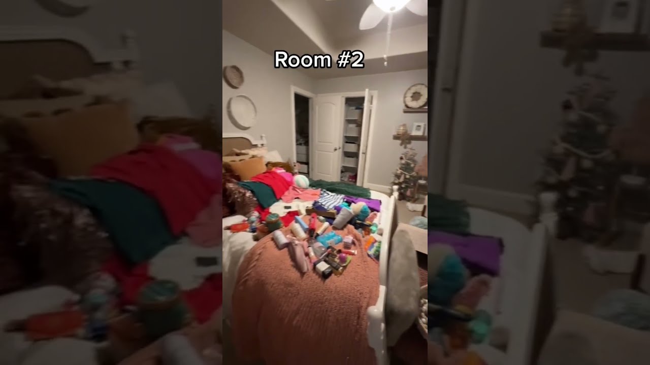 Which One Of My 15 SIBLINGS Keeps Their ROOM CLEANEST CHRISTMAS DAY EDITION Shorts Siblings