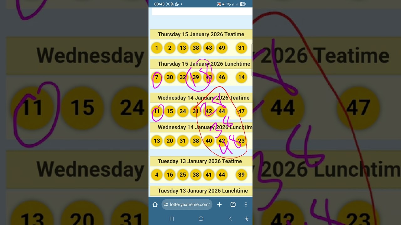 Uk 49s Today's Lunch Prediction 16 January 2025 How to gey 100% wining Bonus Number 