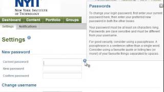 Password Change Mahara screenshot 5