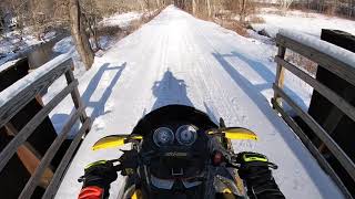 Pushing the limits on ski doo 600 HO 3rd time out