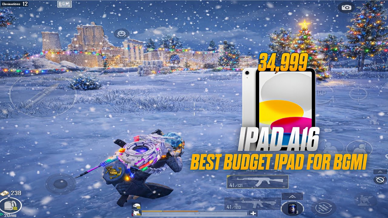 iPad 11 A16 BGMI Graphics Test (SMOOTH+ EXTREME) 🔥 | PUBG Mobile Gaming 2026 | With Best Sensitivity