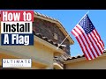 How to Install a Flag on a House Quick and Easy  Seasonal Designs, Inc