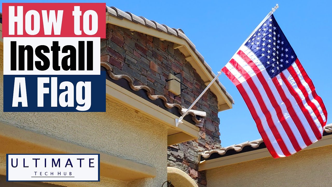 HOW TO INSTALL A FLAG ON A HOUSE QUICK EASY SEASONAL DESIGNS INC