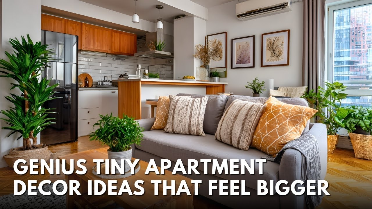 Genius Tiny Apartment Decor Ideas for Small Spaces That Feel Bigger ...