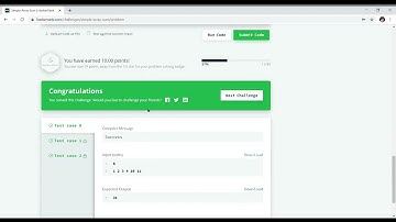 #1  Simple Array Sum  |Problem Solving | Hackerrank