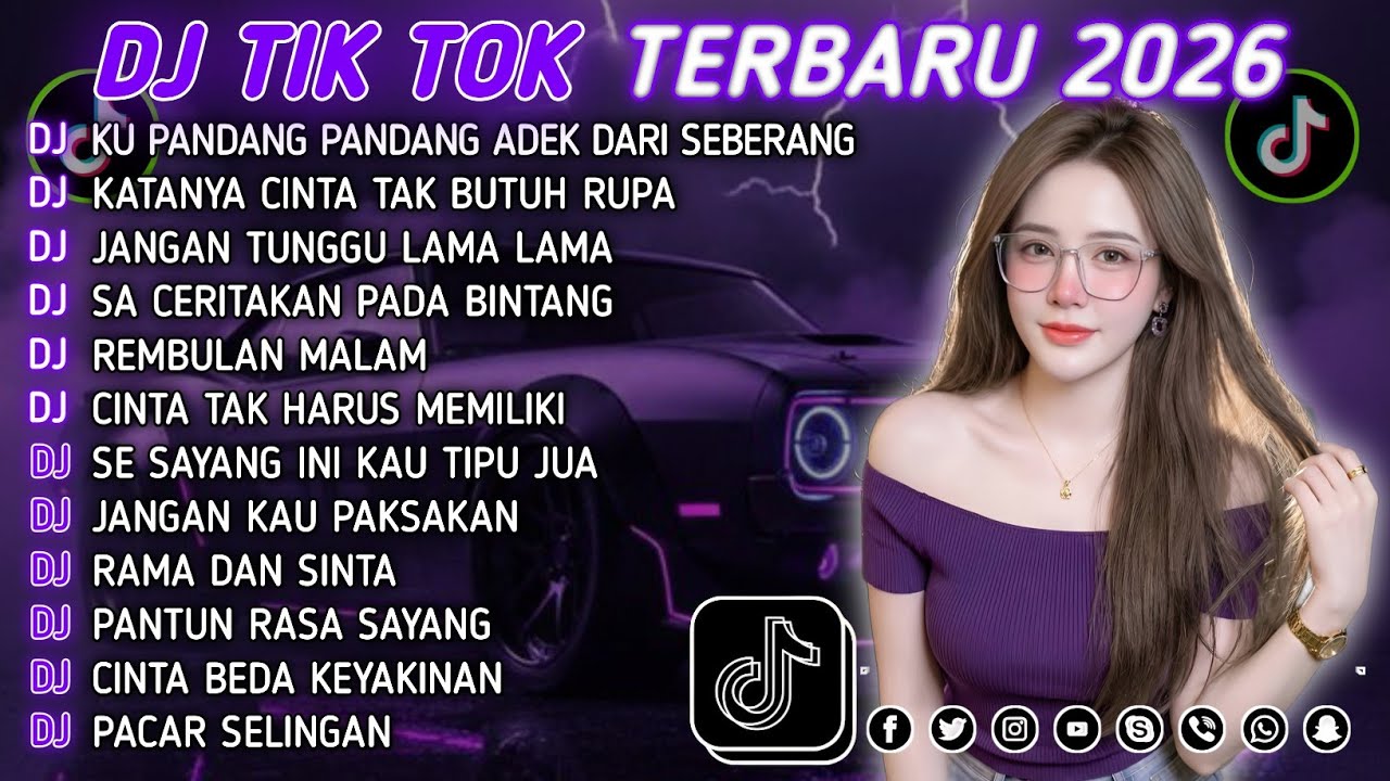 DJ TIKTOK TERBARU 2026 || DJ CINTA DARI SEBERANG 🎵 DJ KATANYA CINTA TAK BUTUH RUPA 🎵 FULL ALBUM❗❗