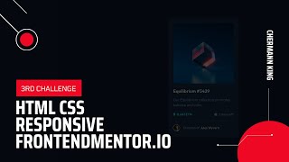 3 #Challenge -  NFT preview card component   - #NEWBIE -  #html #css