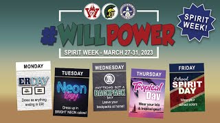 2023 #WillPower Spirit Week