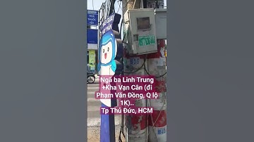 Ngã ba Linh Trung +Kha Vạn Cân (đi Phạm Văn Đồng, Q lộ 1K)..Tp Thủ Đức, HCM #tldd #saigon #shorst