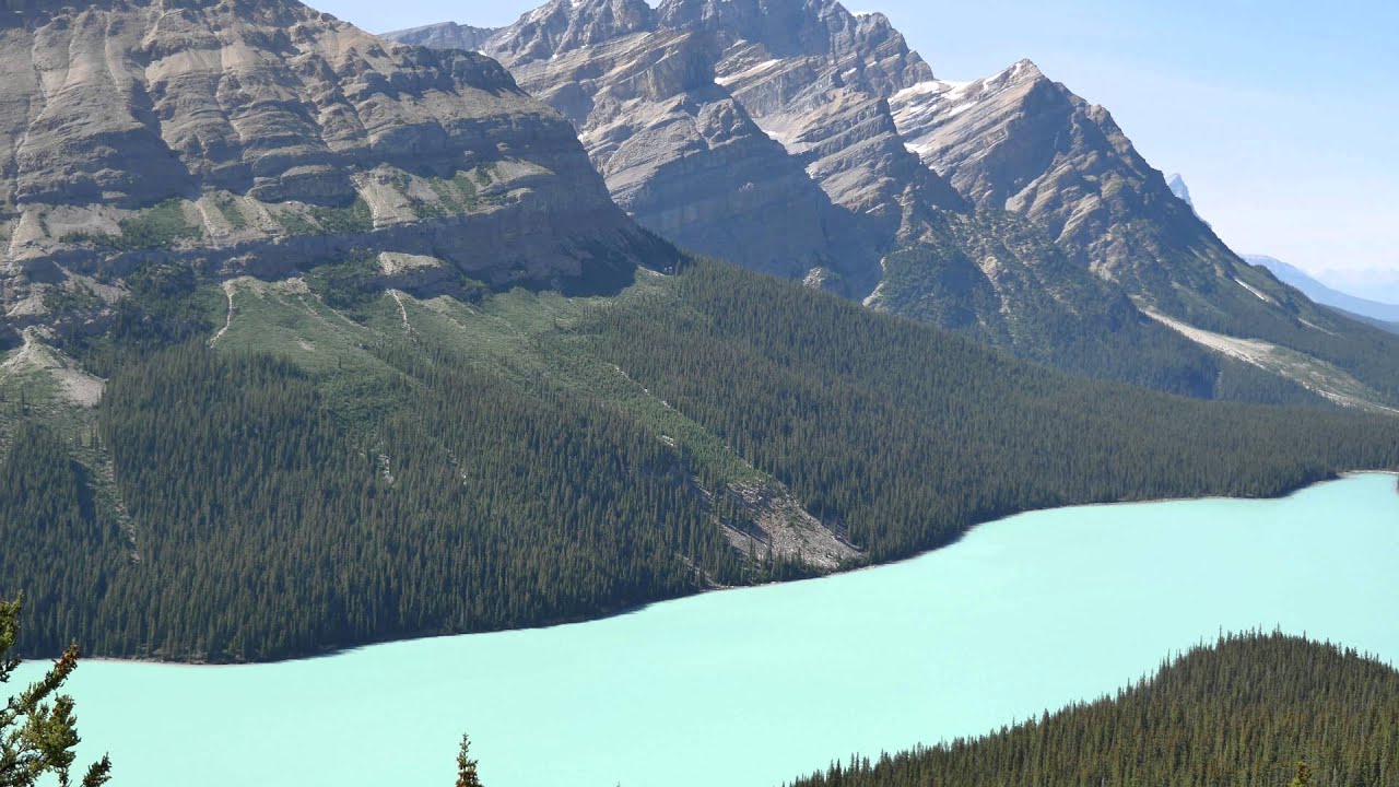 4k ペイトー湖 カナディアン ロッキー Youtube