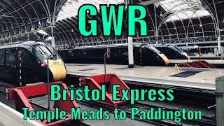 GWR Bristol Express (Bristol Temple Meads to London Paddington)  DRIVERS EYE VIEW