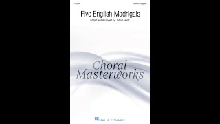 Five English Madrigals, 4. Madrigal For Christmas (SSATB Choir) – Edited by John Leavitt