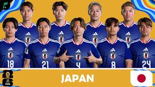🇯🇵 JAPAN SQUAD TEAMS for FIFA World Cup 2026 [Official] | FAN Football