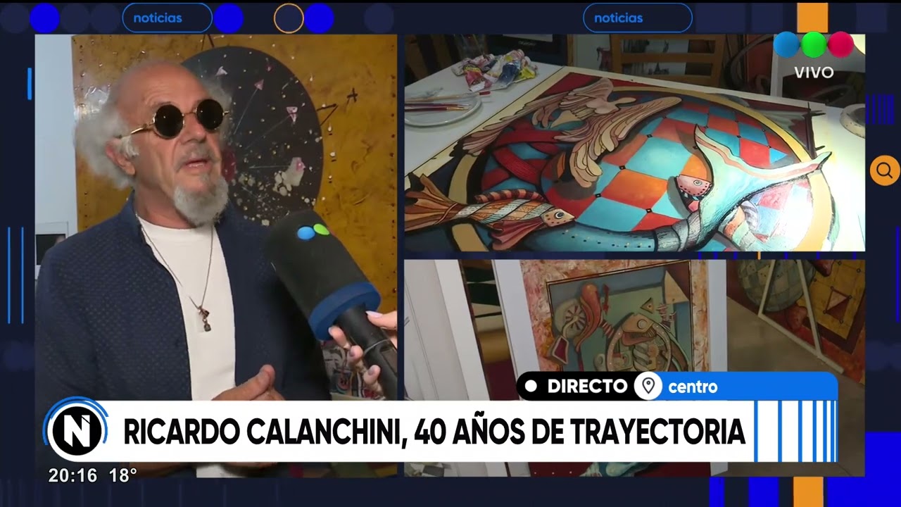 RICARDO CALANCHINI, 40 AÑOS DE TRAYECTORIA - Telefe Santa Fe