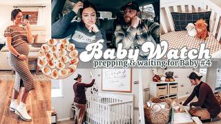 Baby Watch: prepping the nursery, sewing a nursing dress + thrift day | Final days as a family of 5