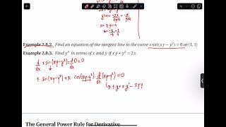 Calculus Derivatives: More Implicit Differentiation Examples | 36