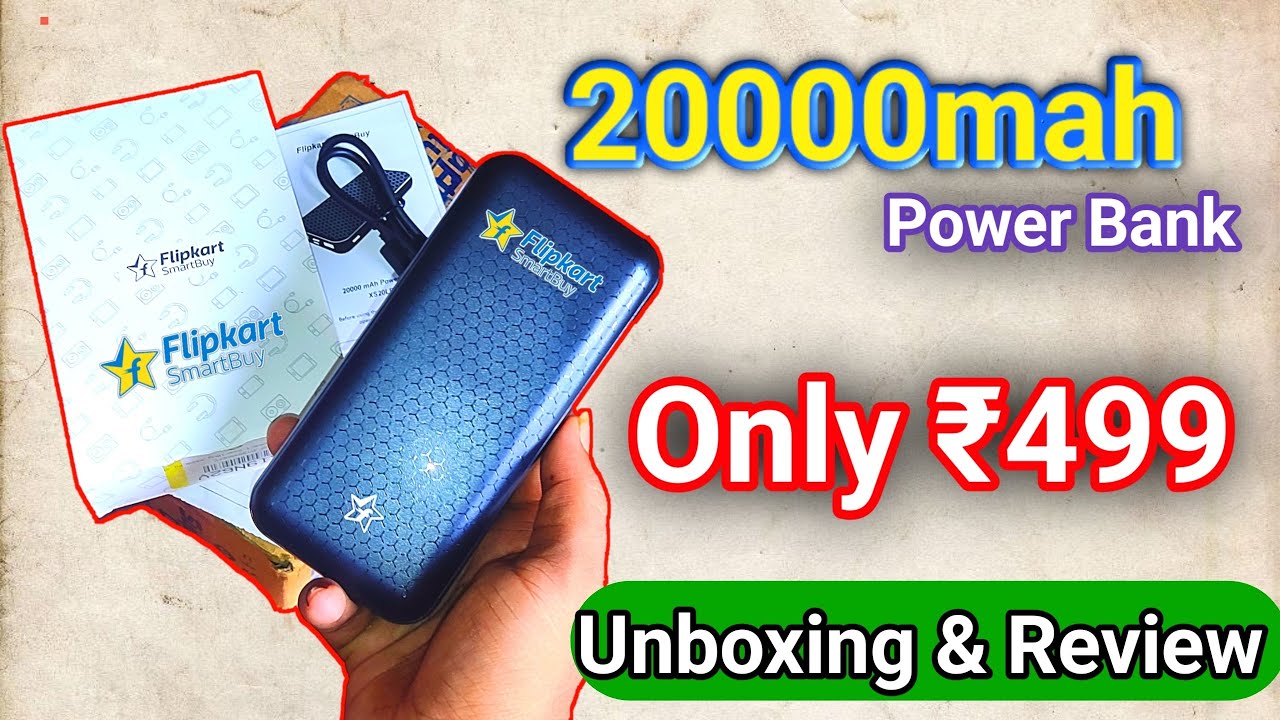 20000mah Power bank Only 499 🤯 Best power bank under ₹500, Flipkart