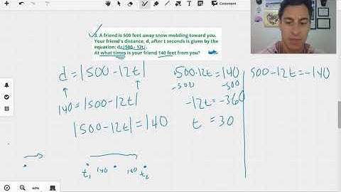 Absolute Value Word Problems - Solving - with Tom