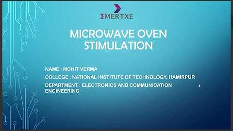 Microwave Oven Stimulation Project Presentation |Emertxe  | Embedded Systems Internship