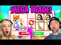 We trade the all new mega royal capuchin monkey in adopt me roblox