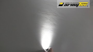 How Armytek multi-flashlight identifies irregularities on the walls