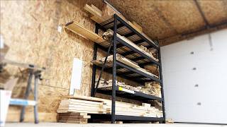 Strongest & Easiest Lumber Rack Storage Solution