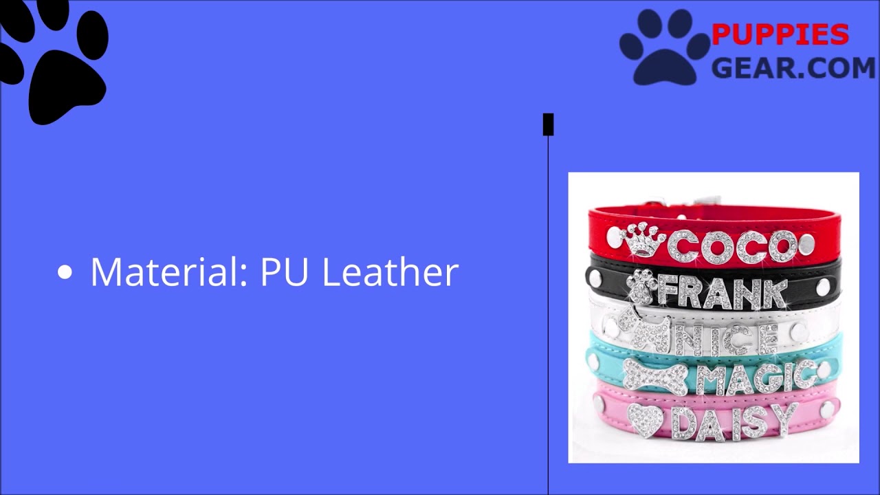Personalized Bling Rhinestone Dog Collars | Dog Collars
