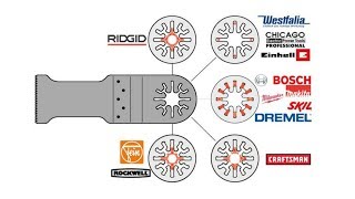 100pcs Blade for an Oscillating Tool or Multi-tool