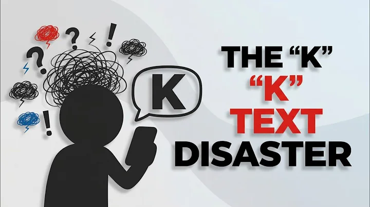 The "K" Text Disaster: Why Your Brain Creates Problems That Don't Exist